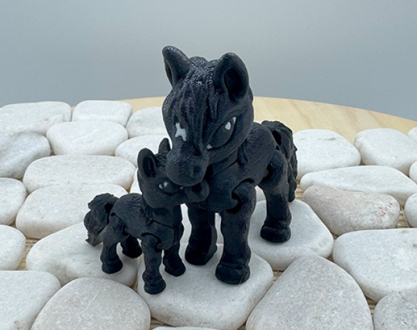 Tiny Horse mit Baby - Okke